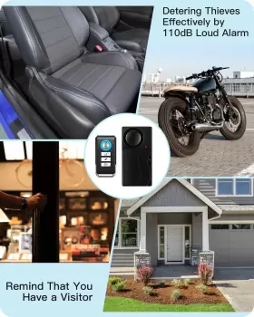 4331021098 WSDCAM Wireless Vibration Alarm Remote Control #3