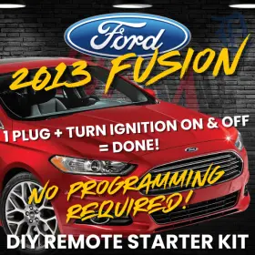 F11Z-1K ZEROKEY Remote Starter Plug Turn Ignition Done Kit