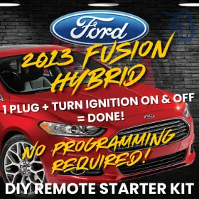 F11Z-1KH ZEROKEY Hybrid Remote Start Plug Turn Ignition Done