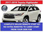 Fits:toyota Highlander Plug & Play Remote Start Complete Kit 2017 2018. Fixed Price $179.99.