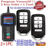 2 Smart Remote Key Fob +1 Kit Tool For 2019 2022 Honda Pilot Passport Kr5t44/v44. Fixed Price $112.10.