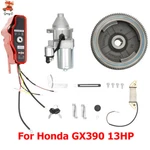Electric Start Kit Flywheel Starter Motor For Honda Gx390 Engine&generator. Fixed Price $77.81.