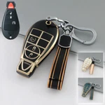 Tpu Car Remote Key Case Cover For Jeep Commander Grand Dodge Challenger Srt8. Fixed Price $22.50.