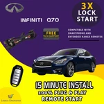 100% Plug & Play Remote Start Fits: 2014-2017 Infiniti Q70 / Q70l Push To. Fixed Price $218.00.