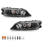 Clear Black Halogen Headlights Fit For 2006 2007 2008 Mazda 6 Left+right Side. Fixed Price $167.22.