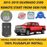100% Plug & Play Remote Start Starter 2015-2019 Chevrolet Silverado 2500. Fixed Price $199.99.