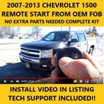 2007-2013 Chevrolet Silverado 1500 Plug & Play Remote Start. Fixed Price $169.99.