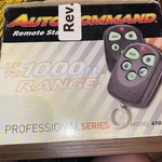 Automatic Remote Car Starter Kit Model 41026t W/2 Remotes Open Box New. Fixed Price $35.00.