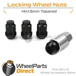 Black 14x1.5 Lock Nuts For Honda Civic Type-r Mk9 15-17 On Aftermarket Wheels. Fixed Price $17.48.