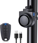 Wireless Bike Alarm + Bell 115db Loud Anti-theft Motion Sensor Remote Usb-c Rech. Fixed Price $29.54.
