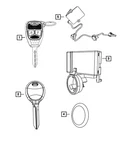 Genuine Mopar Remote Start And Keyless Entry Antenna 68068010ab. Fixed Price $32.68.