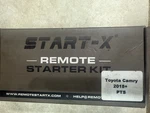 Start X Remote Starter For Select Toyota Vehicles Open Box Complete Kit. Fixed Price $100.00.