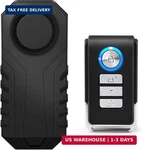Usuperink 113db Bike Alarms, Vibration Sensing Alarm With Remote, Wireless. Fixed Price $30.86.