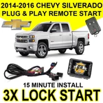 Plug & Play Remote Start System Simple For 2014-2016 Chevy Silverado Gm7. Fixed Price $179.91.