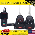 For 2007-2018 Jeep Compass Wrangler Patriot Remote Key Fob Kit Tool Oht692713aa. Fixed Price $110.20.