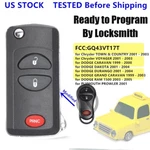 For 2001-2009 Chrysler Dodge Dakota Modified Flip Key Remote Fob Gq43vt17t. Fixed Price $15.53.