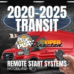Dei/viper 2020-2025 Ford Transit Remote Start System. 1-plug Installation.. Fixed Price $219.95.