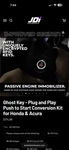 Ghost Key - Plug And Play Push To Start Conversion Kit 2005-08 Honda Pilot. Fixed Price $115.00.