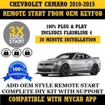 Remote Start Kit For Chevrolet Camaro 2010-2015 Plug And Play 3x Lock. Fixed Price $209.99.