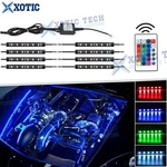 8x Rgb Multi-color Led Engine Bay Or Under Car Lighting Kit W/ Wireless Remote. Fixed Price $32.99.