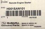 Genuine Subaru Remote Start 2020-2025 Legacy & Outback W/ Key H001san101. Fixed Price $299.95.
