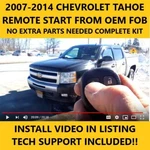 2007-2014 Chevrolet Tahoe Plug & Play Remote Start. Fixed Price $169.99.