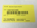 2019-2022 Subaru Ascent Remote Engine Starter Push Start Models H001sxc001 Oem. Fixed Price $332.12.