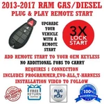 Plug And Play Remote Start For 2017 Ram 1500. Fixed Price $169.99.