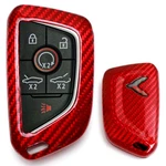 Real Gloss Red Carbon Fiber Key Fob Cover Shell For Chevy 20+ C8 Corvette Vette. Fixed Price $40.09.