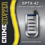 Crimestopper Cool Start Fortress Sptx-42 1-way Remote Control Fcc Id Q6wbt515201. Fixed Price $42.99.