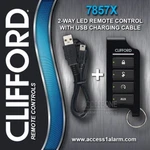 Clifford 7857x 2-way Led Remote Control With Usb Charger And Manual For 4606x. Fixed Price $96.99.
