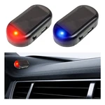 Augeny 2pcs Car Solar Power Simulated Dummy Alarm, Anti-theft Led Black. Fixed Price $9.54.