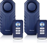 Wsdcam Bike Alarm With Remote 2 Pack, 113db Wireless Anti-theft Blue Read Descri. Fixed Price $13.46.