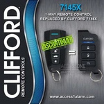 Clifford 7146x 1-way Remote Control For Discontinued 7145x Ezsdei7141. Fixed Price $49.99.