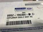 Bb5z 19g364-d Genuine Oem Ford Explorer Cgea 2 Way Rs Free Shipping. Fixed Price $49.99.
