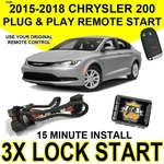 Plug & Play Remote Start System For 2015 2016 2017 2018 Chrysler 200 Ch12. Fixed Price $199.91.