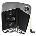 Oem 2020-2022 Vw Volkswagen Jetta Tiguan Atlas Smart Key Fob Remote Uncut Blade. Fixed Price $54.99.