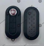 New! Fiat 500 3-button Remote Flip Key Fob Ltqf12am433tx Delphi Bcm City Ram. Fixed Price $49.99.