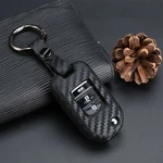 Carbon Fiber Flip Key Fob Case Cover Shell For Honda Hr-v Crv Accord Accessories. Fixed Price $9.99.