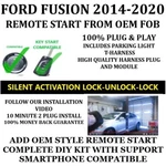 100% Plug & Play Remote Starter Kit For 2015 Ford Fusion. Fixed Price $139.99.