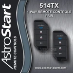 Pair Of Astrostart 514-tx 1-way 4-button Remote Control For The Ds3 Ds4 Systems. Fixed Price $64.99.