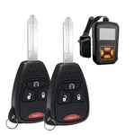 2 Remote Key Fob + Replacement For 2007-2018 Jeep Patriot Wrangler Compass. Fixed Price $83.59.