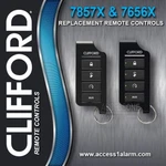 New Clifford 7857x And 7656x Remote Control Package Deal - Remotes Only. Fixed Price $109.99.