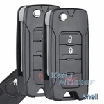 2x Keyless Remote Key Shell Case Fob For Jeep Renegade 2015-2017 2adftf15am433t. Fixed Price $28.04.