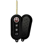 Original 2012-2017 Fiat 500 Locked Flip Key With Uncut Blade Ltqf12am433tx. Fixed Price $29.99.