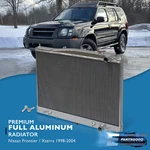 For 98-04 Nissan Frontier / 00-04 Xterra D22 Triple-core 3-row Aluminum Radiator. Fixed Price $99.99.